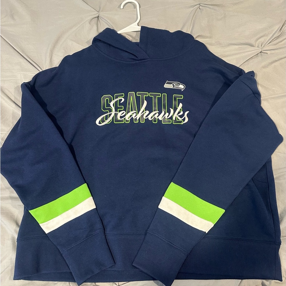 Seattle Seahawks Navy Blue Hoodie